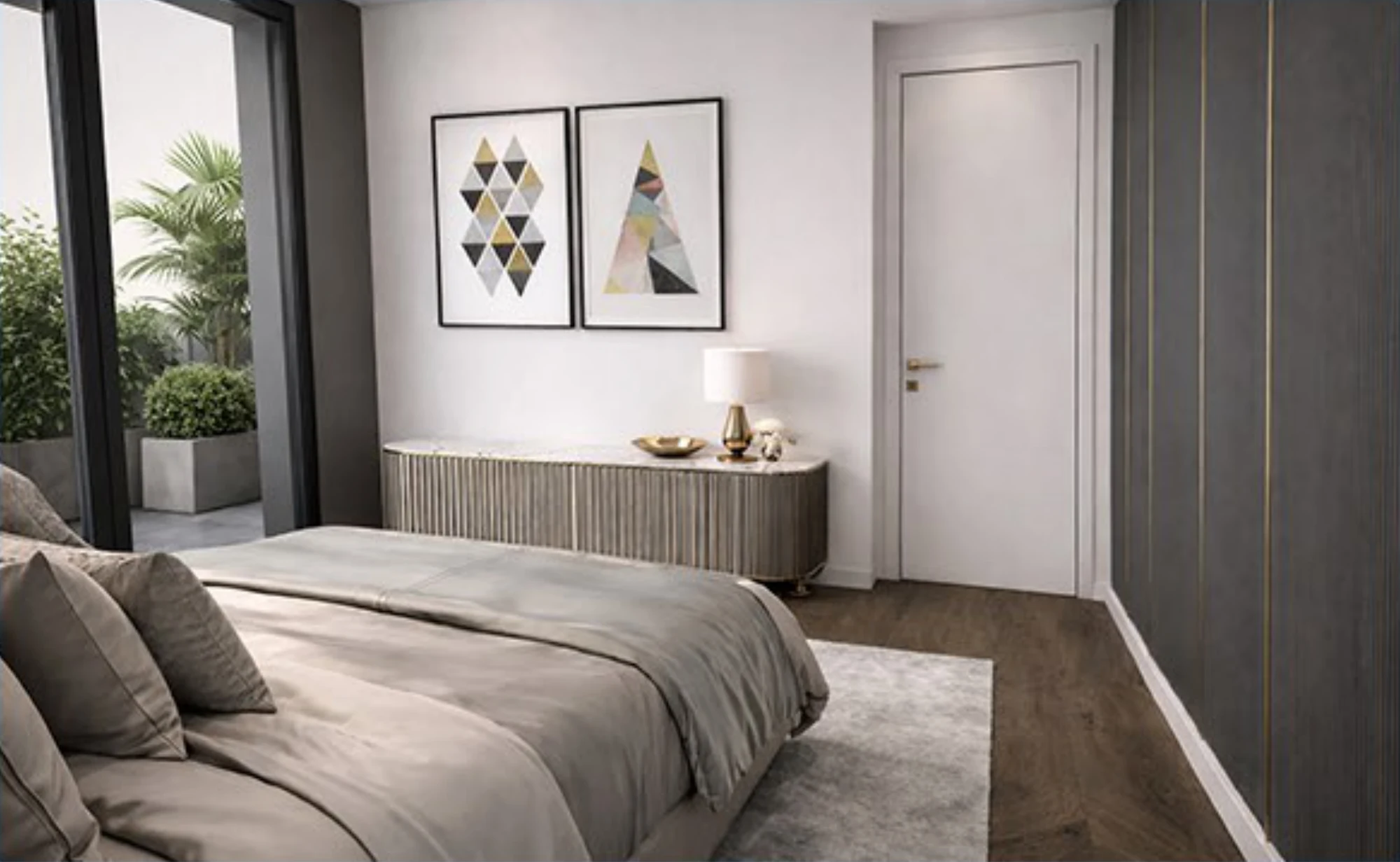 Residenza Bramante, camera da letto