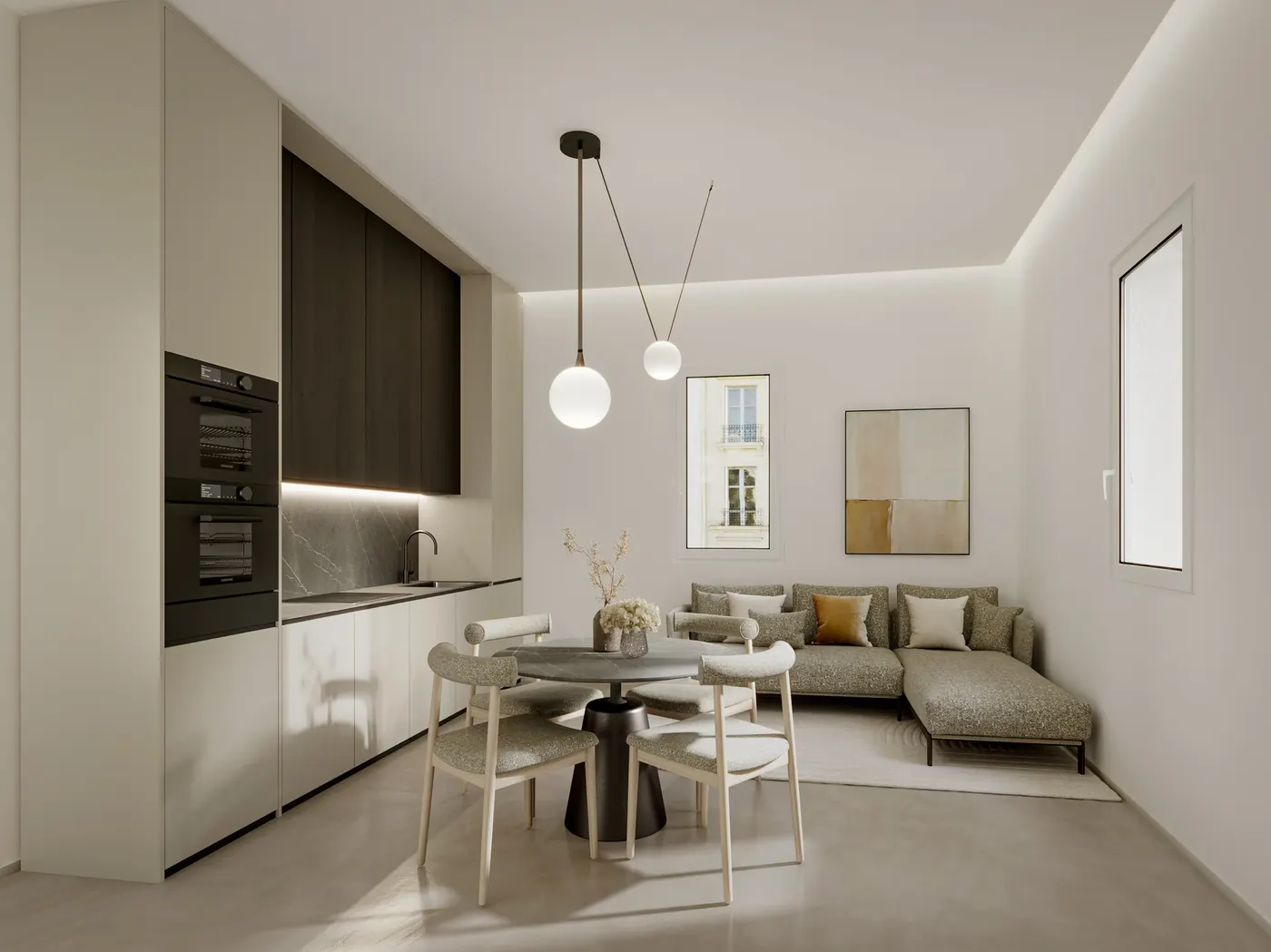 Interno residenziale curato da Amato Andreas