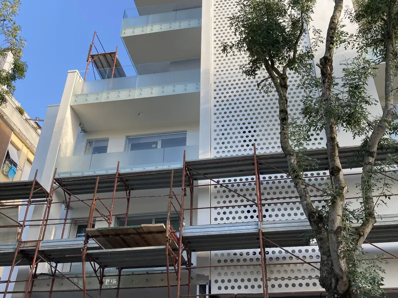 Via de Gasperi, cantiere
